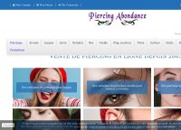 Piercing Abondance - Vente en ligne de piercings