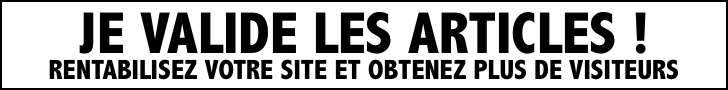 Je valide les articles - Rentabilisez et obtenez des visiteurs