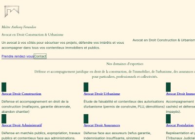 Maître Ferrandon - Avocat droit construction et urbanisme