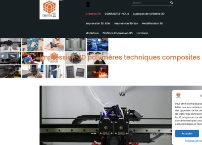Créative 3D Entreprise française spécialisée dans l'impression 3D