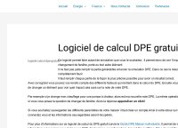 Logiciel de Daignostic de Performance Energétique (DPE)