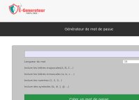 Générateur de mots de passe