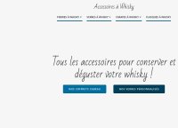 Accessoires à whisky : carafes, verres et pierres à whisky