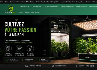 Kultivbox | Hydroponie, chambres de culture et lampes LED