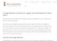 Lissage brésilien à la kératine