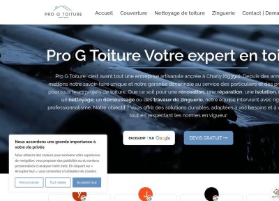 Pro G Toiture, couvreur polyvalent s’occupe de votre toiture