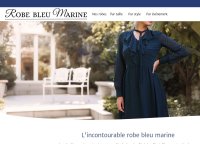 Robe bleu marine