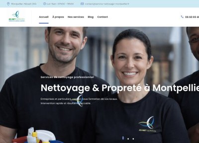 AS-NET Services entreprise de nettoyage a Montpellier