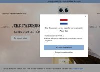 Boutique en ligne de vêtements en coton bio Tweenies 