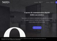 Communication digitale notaire - Création de site web notaire