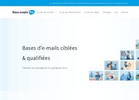 Bases de données d’emails professionnels qualifiés