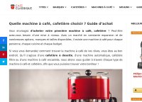 Quelle machine à café, cafetière choisir ? Guide d’achat