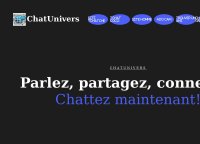 Chat Univers est un site de tchat en ligne gratuit