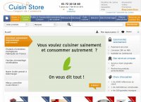 Boutique d'ustensile de cuisine en ligne