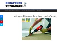 Meilleurs décapeurs thermique : guide d’achat