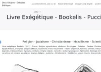 Dieu Origine - Exégèse Biblique - Bookelis Puccio