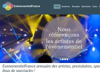 EvenementielFrance le portail de l'événementiel et du spectacle.