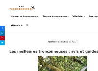 Les meilleures tronçonneuses : avis et guides d’achats