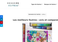 Les meilleurs feutres : avis et comparatifs