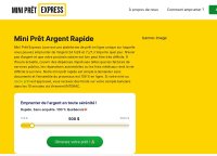 Mini Prêt Argent Rapide