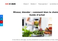 Mixeur, blender : comment bien le choisir ? Guide d’achat