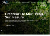 Artisan et concepteur de mur d’eau sur mesure
