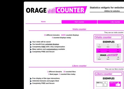 Orage-counter.com - Utilitaires pour webmasters