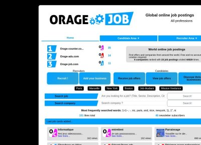 Orage-job.com - Petites annonces d'emploi mondiales en ligne