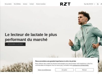 RZT Sport lecteur de lactate et recuperation sportive