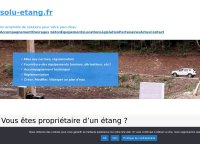 vente etang limousin